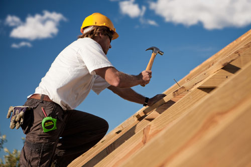 Carpenter at work